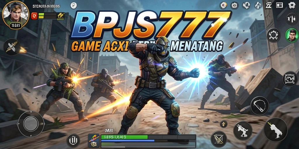 Tangkapan layar gameplay BPJS777 menampilkan aksi seru karakter dalam pertempuran.