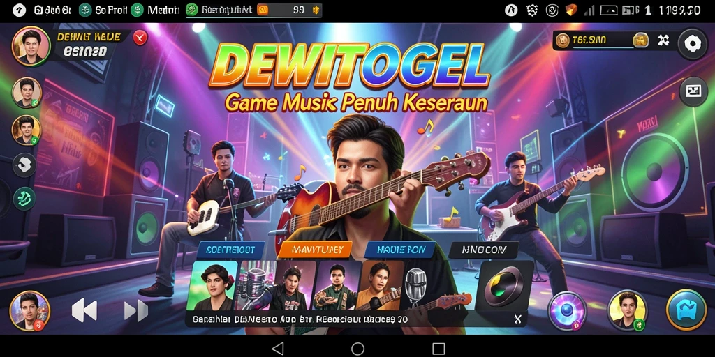 Tampilan gameplay DEWITOGEL yang penuh warna dan dinamis.