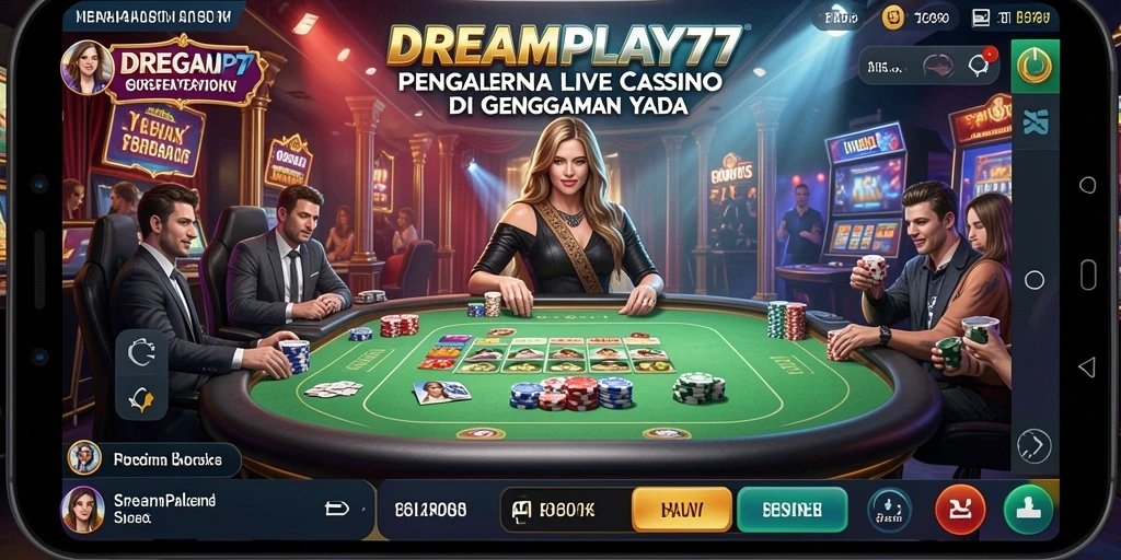Tampilan gameplay Live Casino yang mengasyikkan dan interaktif.