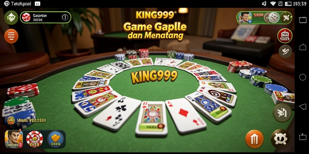 Tampilan gameplay Gaple yang seru dan menarik dari KING999.
