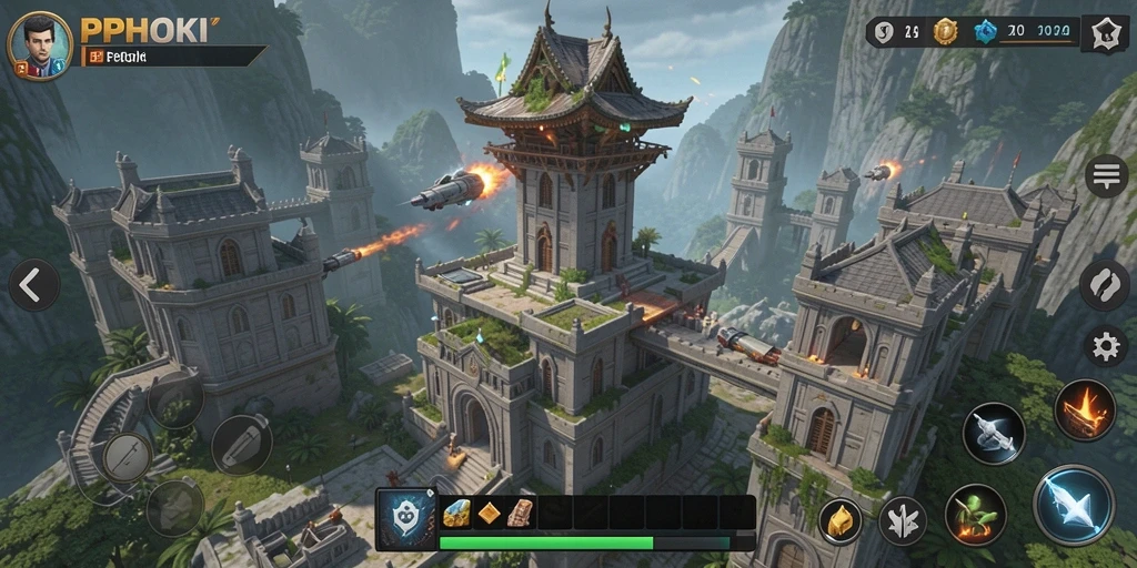 Tampilan gameplay PPHOKI yang menegangkan dan strategis.