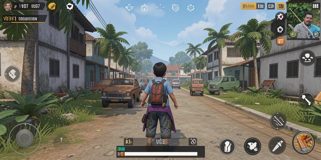 Tampilan gameplay V87 yang menarik dan interaktif.