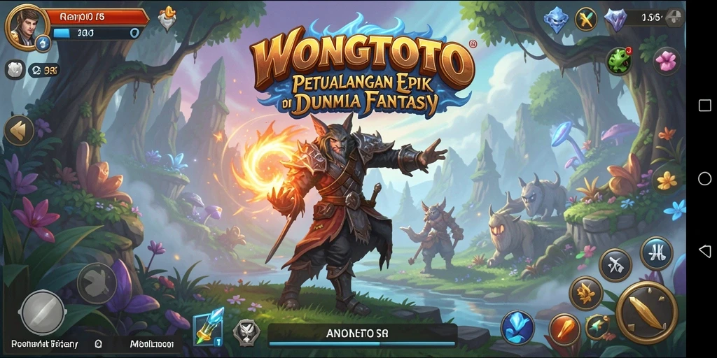 Tangkapan layar gameplay WONGTOTO dengan aksi petualangan yang mendebarkan.