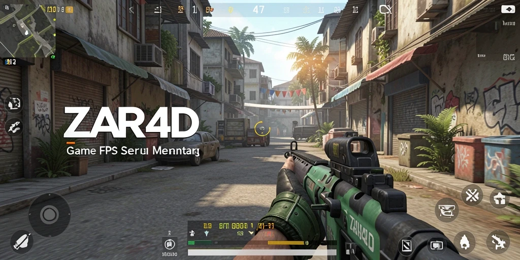 Gameplay seru dalam ZARA4D dengan aksi tembak-menembak intens.