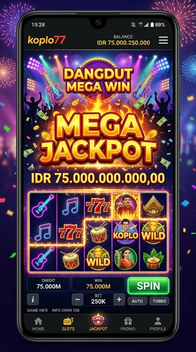 Interface sederhana dan intuitif pada aplikasi koplo77.